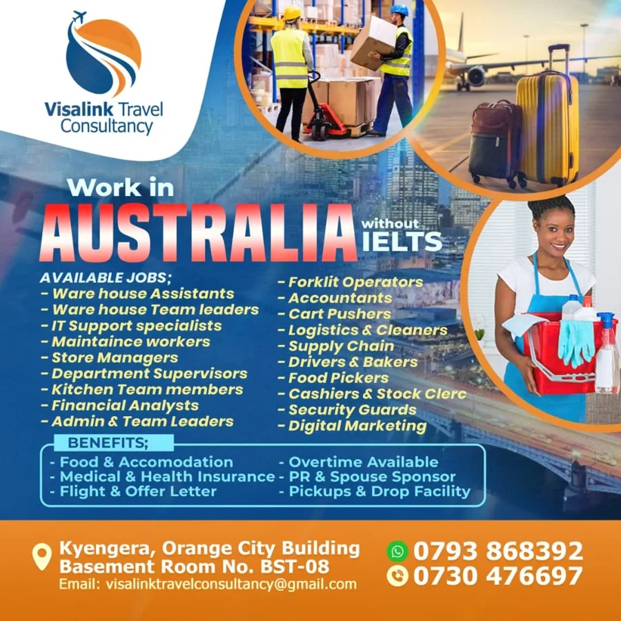 Original Visa Link Australia Jobs poster